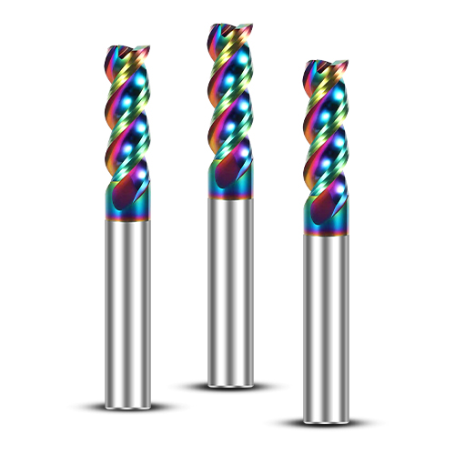 Colorful Milling Cutters kanggo Aluminium